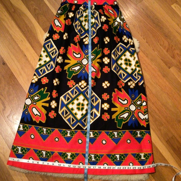 Vintage Alex Colman bright patterned maxi skirt - Picture 10 of 10